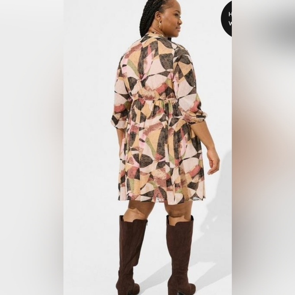 Torrid Geometric Dress - Picture 5 of 7